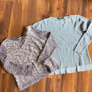 Women’s Knit Sweater Bundle Set of 2 Lauren Ralph Lauren Denim Cotton Lou & Grey